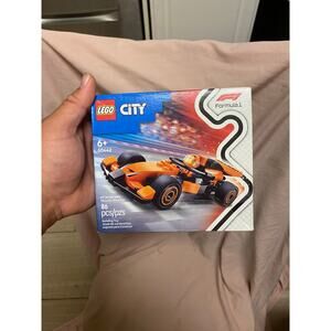 LEGO City F1 Driver with McLaren Race Car Model Racing Playset 60442